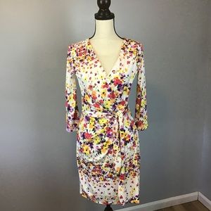 Floral Wrap Dress